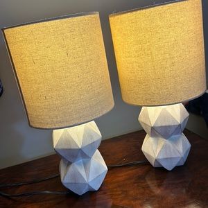 UNAVAILABLE Target table lamps; about 16” tall, in great shape.